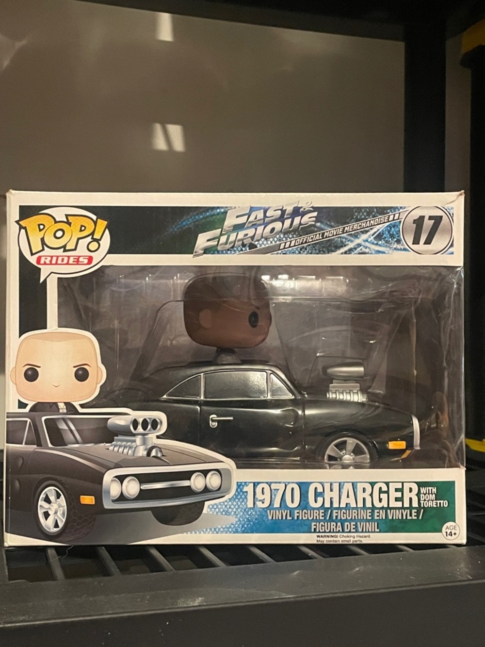 Funko Pop! Rides 1970 Charger with Dom Toretto (Fast & Furious) - Black Funko 17